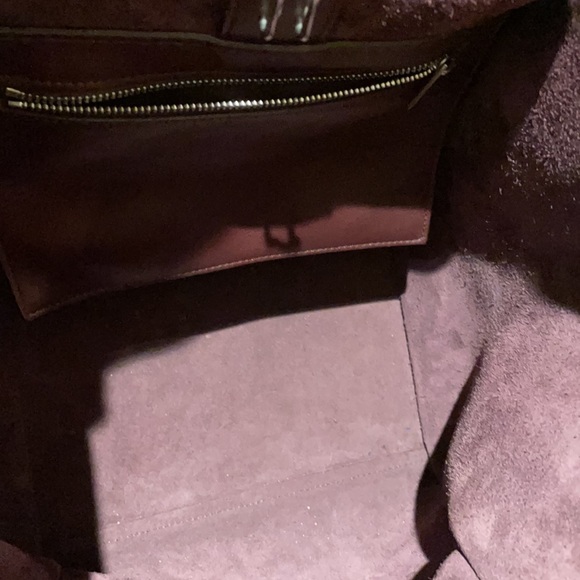 CELINE “Big Bag” burgundy size small. - Picture 8 of 9